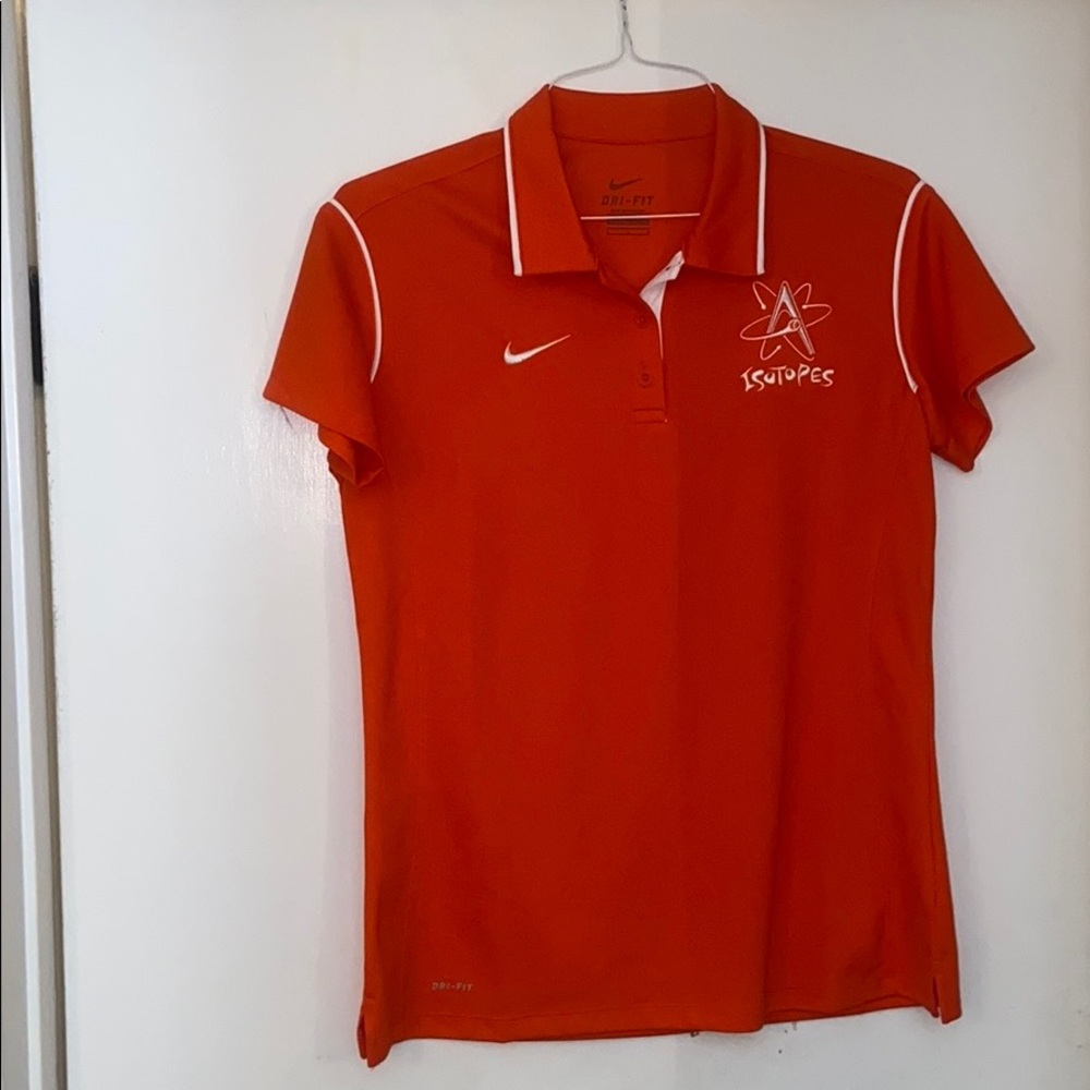 Nike Dri-Fit Albuquerque Isotopes Orange Polo